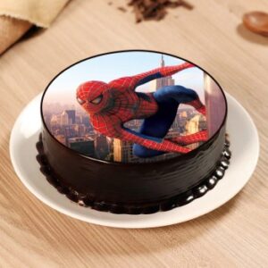 Spiderman Chocolate Photo Cake Cake House Online