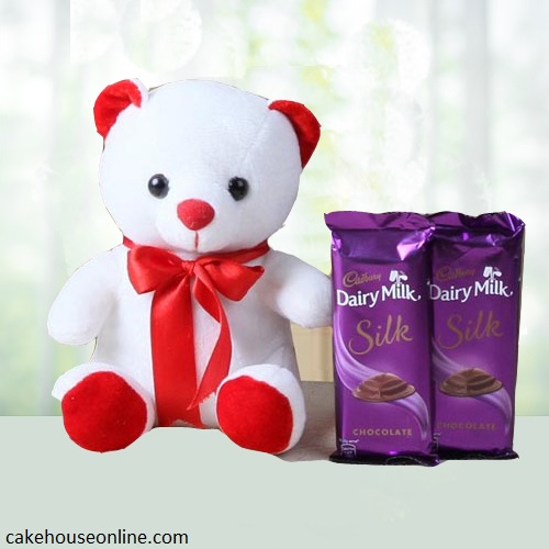 teddy with dairy milk