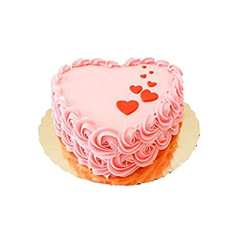 Strawberry Heart Cake - Cake House Online