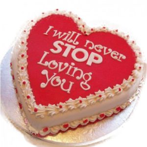Valentine Day Forever Love cake