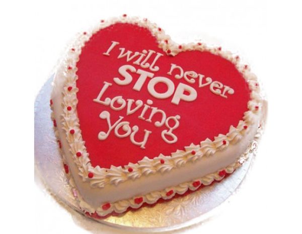 Valentine Day Forever Love cake