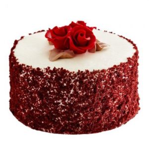 Rose Velvet Valentine Cake