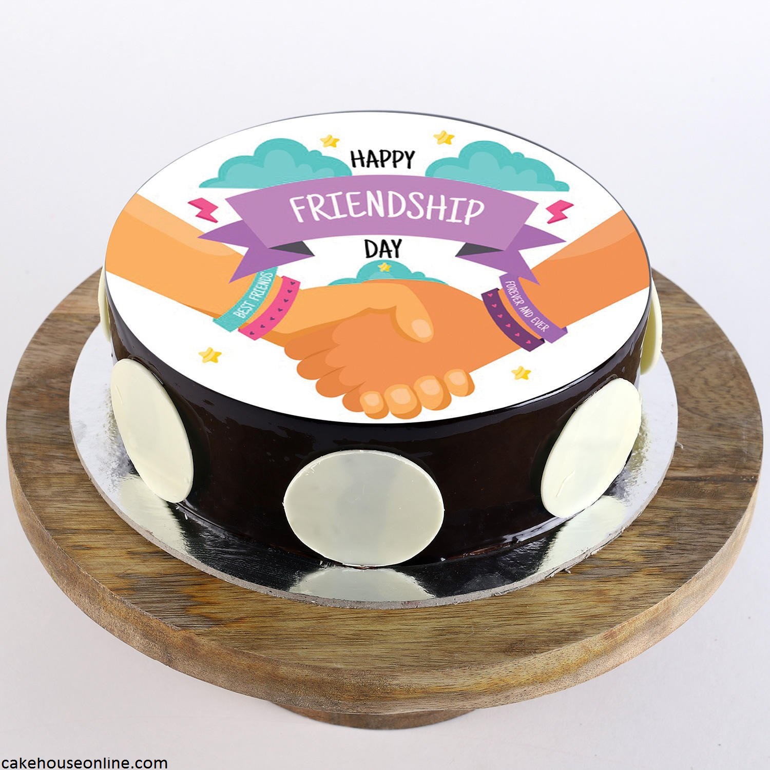 Rainbow Friends Cake - 1101 – Cakes and Memories Bakeshop