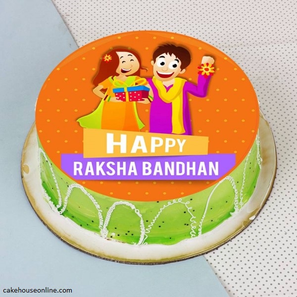 Order Fancy Rakhi With Cake Combo Online, Price Rs.1195 | FlowerAura