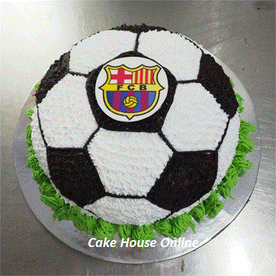 Barcelona Messi Cake – Creme Castle