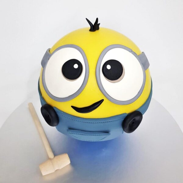 Minion Knock Knock Pinata Cake