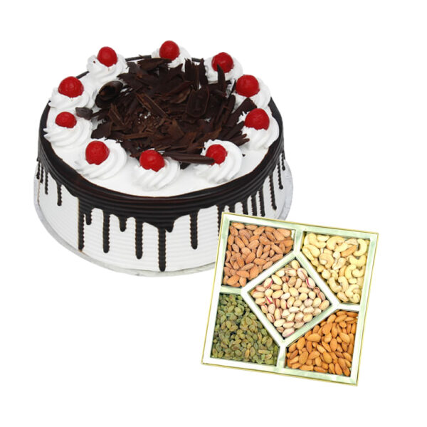 Dry Fruits With Cake Combo