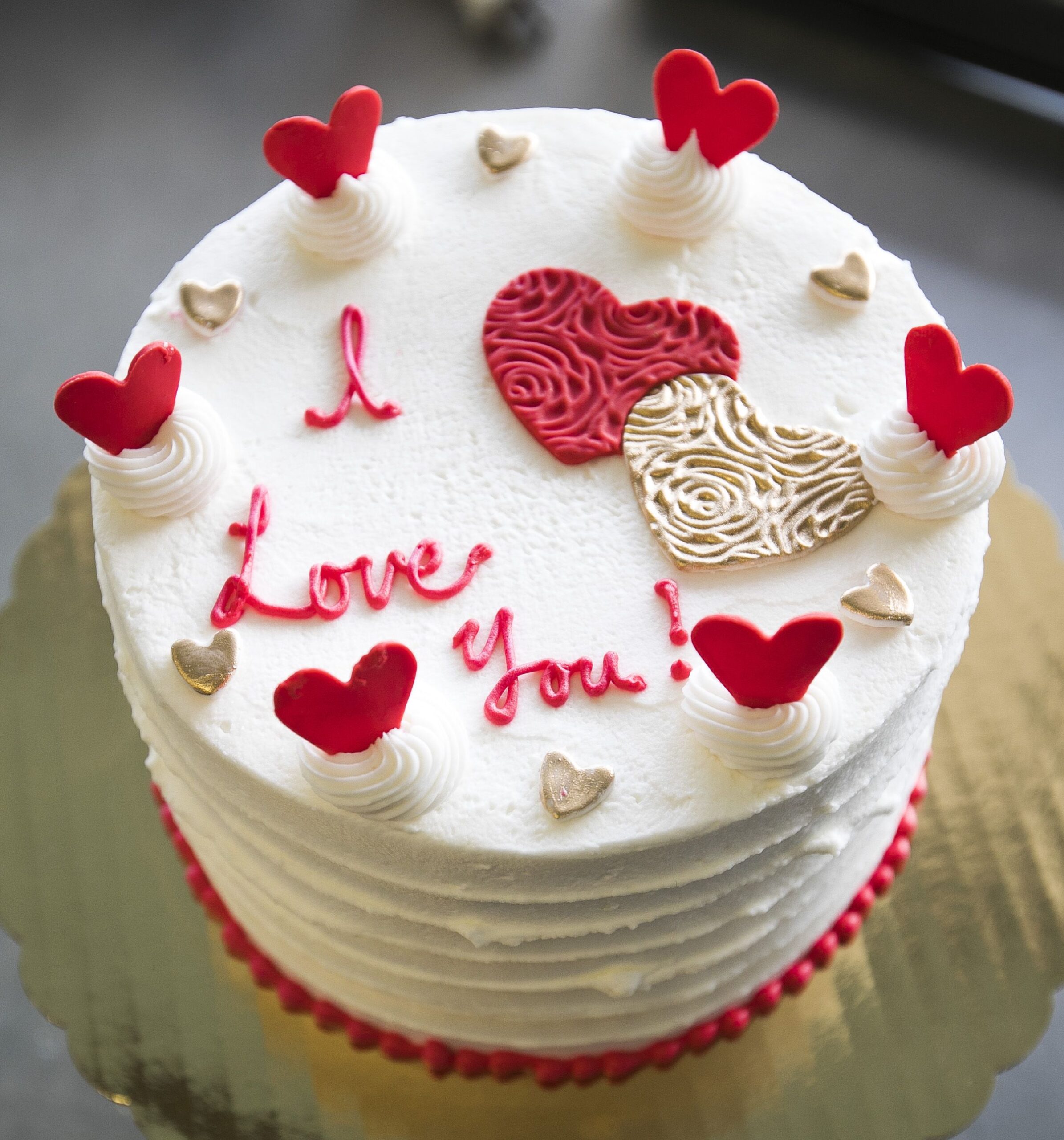 Birthday Cake - My Heart- valentine cake-valentine party – Rosewater Bakery