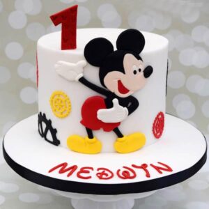 Mickey Mouse Birthday Cake