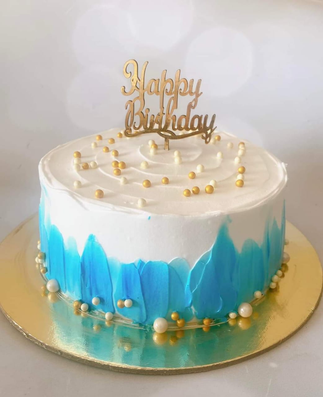 Simple Birthday Cake | 100% Eggless – Dream a Dozen
