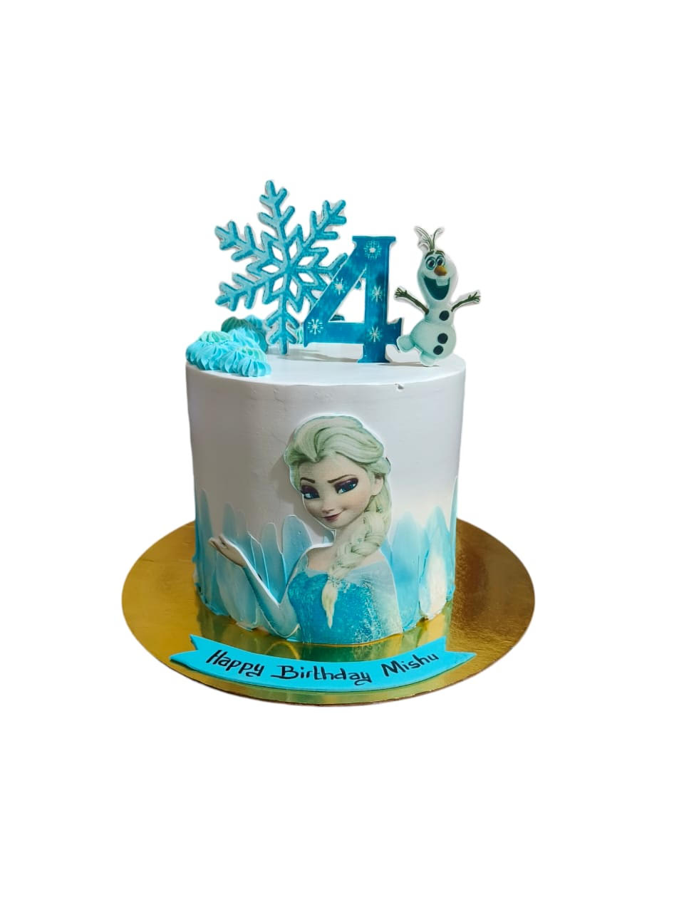 Princess Elsa Theme Cake