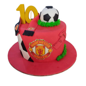 Football Theme Birthday Cake