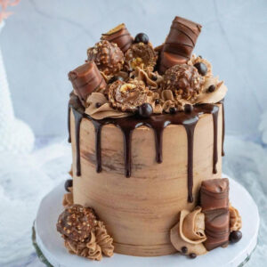 Ferrero Rocher Chocolate Birthday Cake